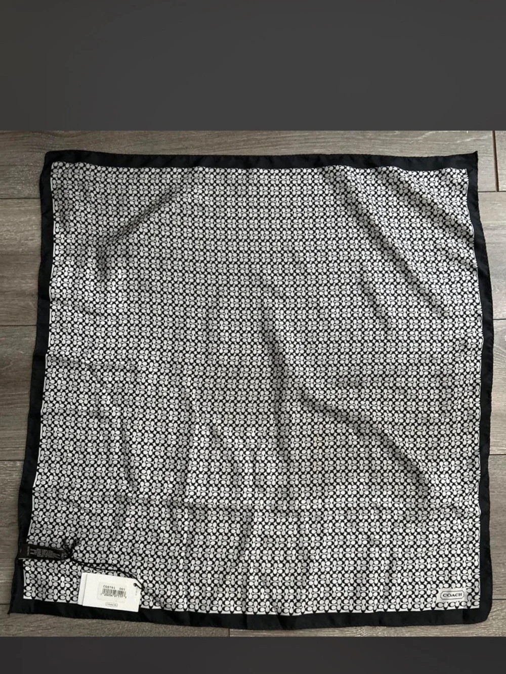 Silk square scarf